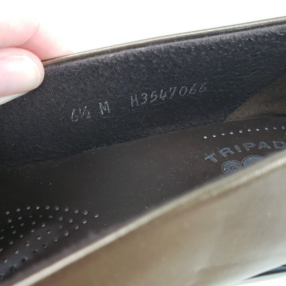 SAS Coco Slip On Loafer Shoe Women 6.5 Brown Patent Leather Comfort Flat Tripad - Picture 10 of 10